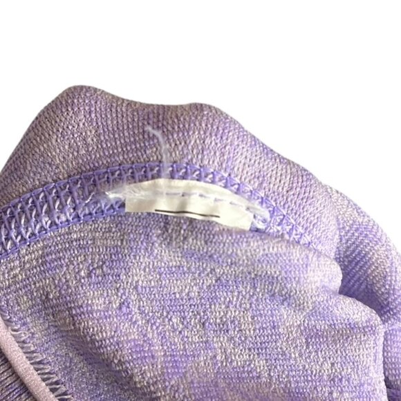 Gymshark Women's XS Booty Scrunch Athletic Leggings Purple Pattern Marl Gym Lift - Picture 6 of 6